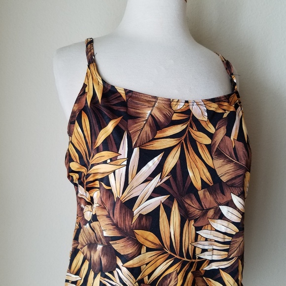 Silhouette Solutions One Piece Swimsuit Leaves - Picture 5 of 8